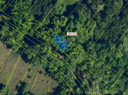 Prodej - pozemek, les, 64 m²