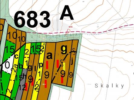 Prodej - pozemek, les, 260 m²
