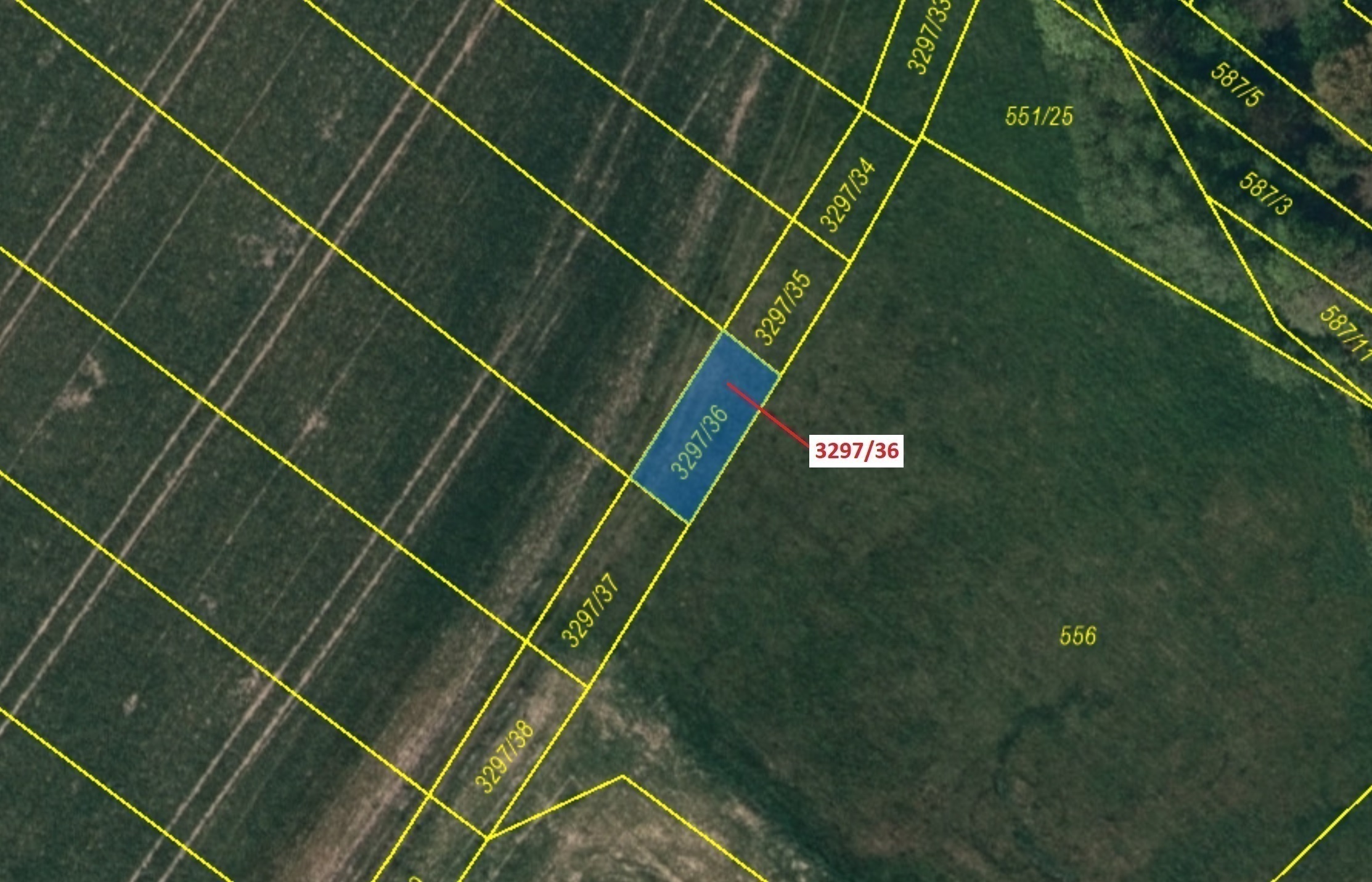 Ostatní plocha o výměře 86 m2, podíl 1/1, katastrální území Březník, obec Březník, obec s rozšířenou