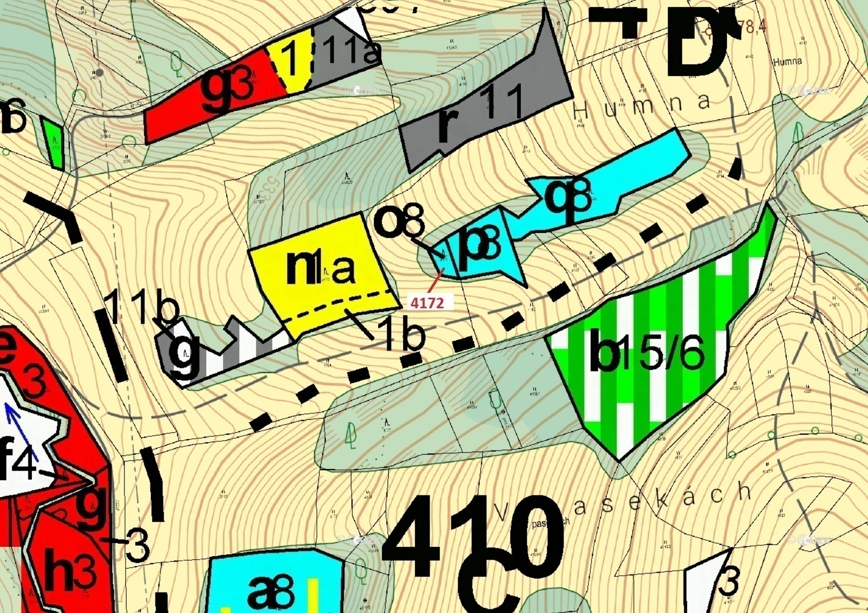 Lesní pozemek o výměře 216 m2, podíl 1/1, katastrální území Zděchov, obec Zděchov, obec s rozšířenou