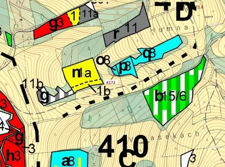 Prodej - pozemek, les, 216 m²