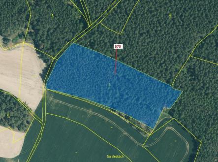 Prodej - pozemek, les, 14 260 m²