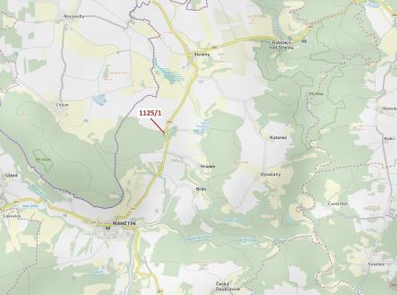 Prodej - pozemek, les, 1 988 m²