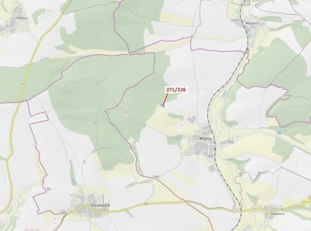 Prodej - pozemek, les, 1 643 m²