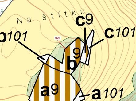 Prodej - pozemek, les, 1 917 m²