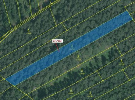 Prodej - pozemek, les, 2 398 m²