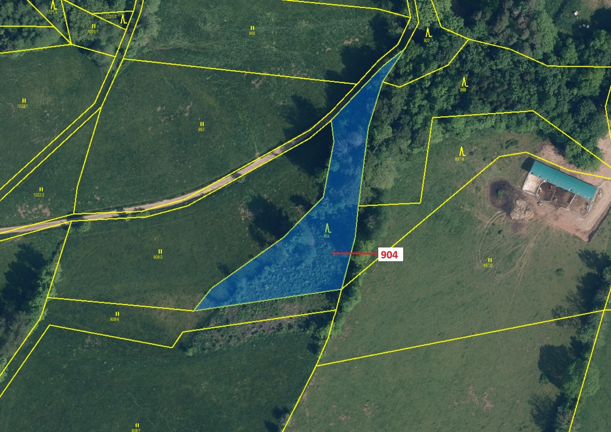 Lesní pozemek o výměře 2 802 m2, podíl 1/1, katastrální území Bystrá nad Jizerou, obec Bystrá nad Ji