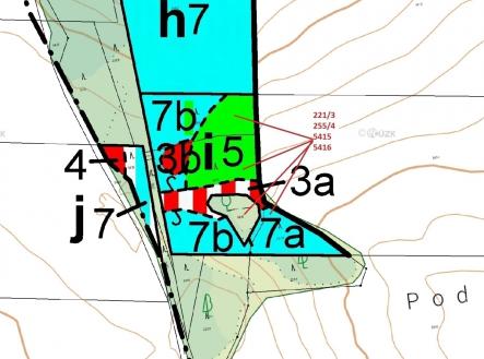 Prodej - pozemek, les, 7 902 m²