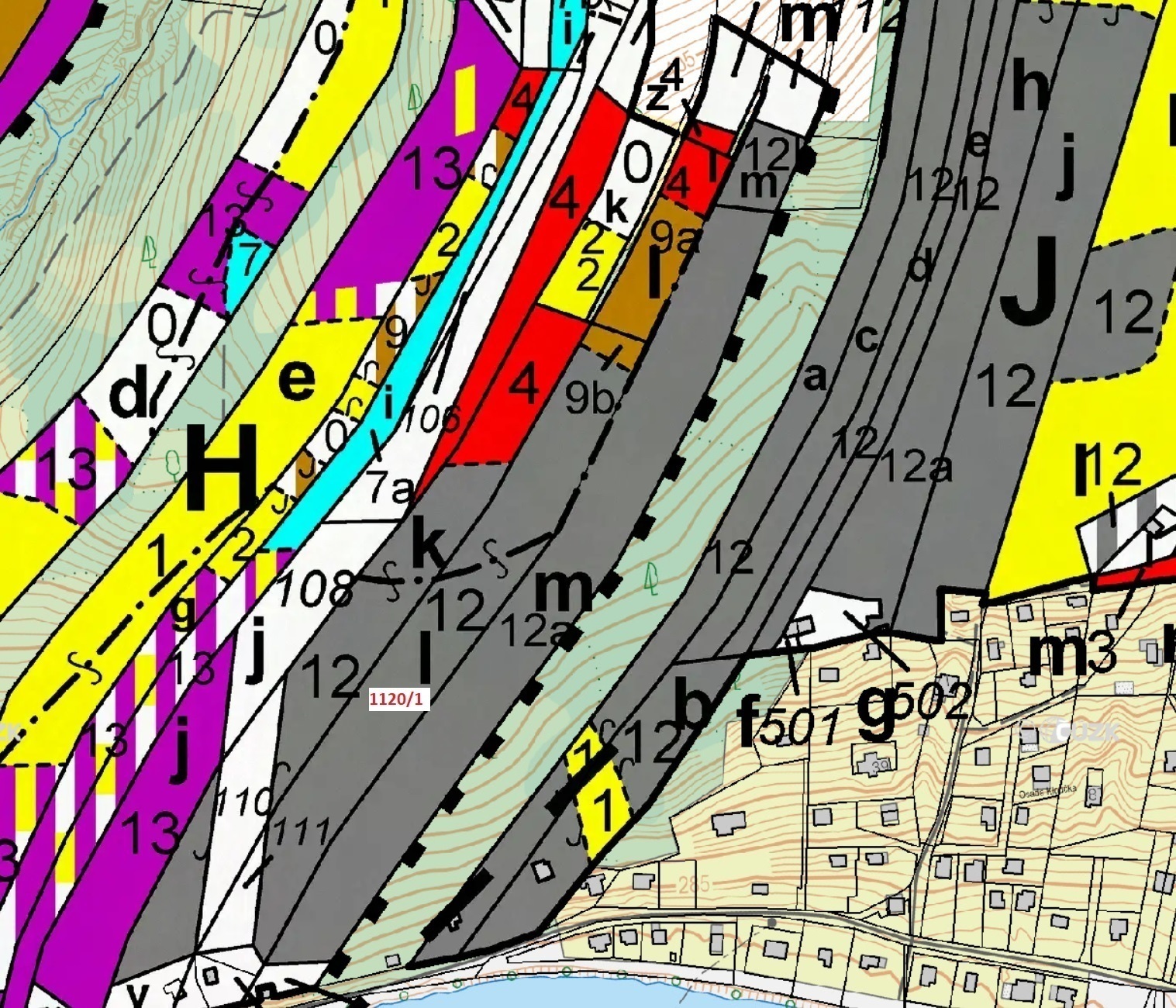 Lesní pozemek o výměře 10 096 m2, podíl 1/1, katastrální území Hradové Střimelice, obec Stříbrná Ska