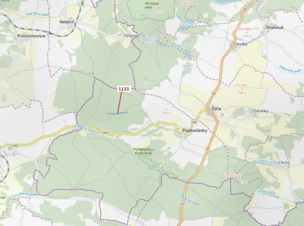 Prodej - pozemek, les, 7 895 m²