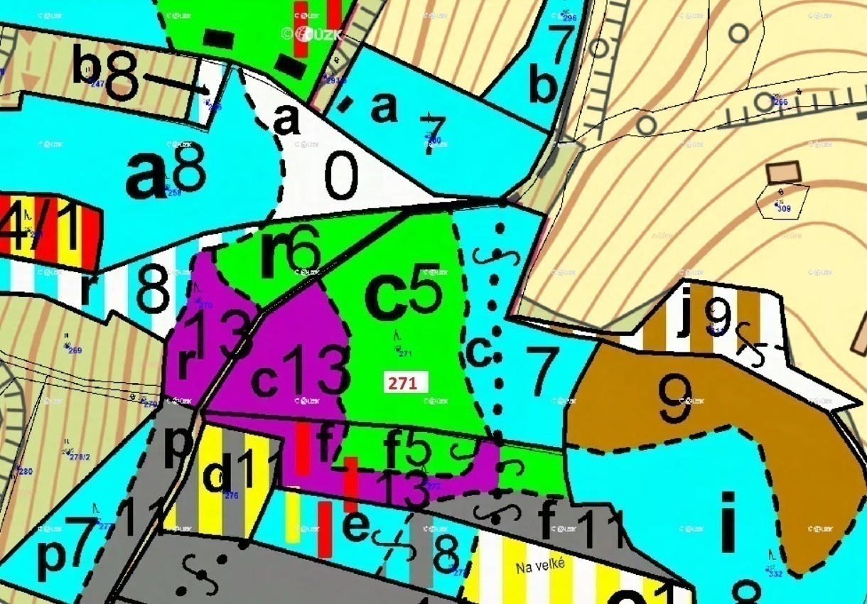 Lesní pozemek o výměře 8 937 m2, podíl 1/1, katastrální území Setěchovice, obec Zálezly, obec s rozš