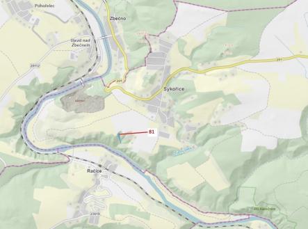 Prodej - pozemek, les, 1 816 m²