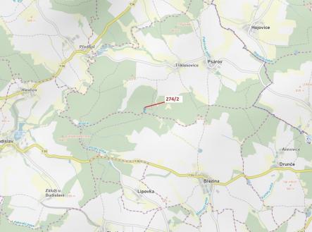 Prodej - pozemek, les, 5 348 m²