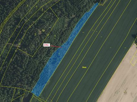 Prodej - pozemek, les, 9 243 m²