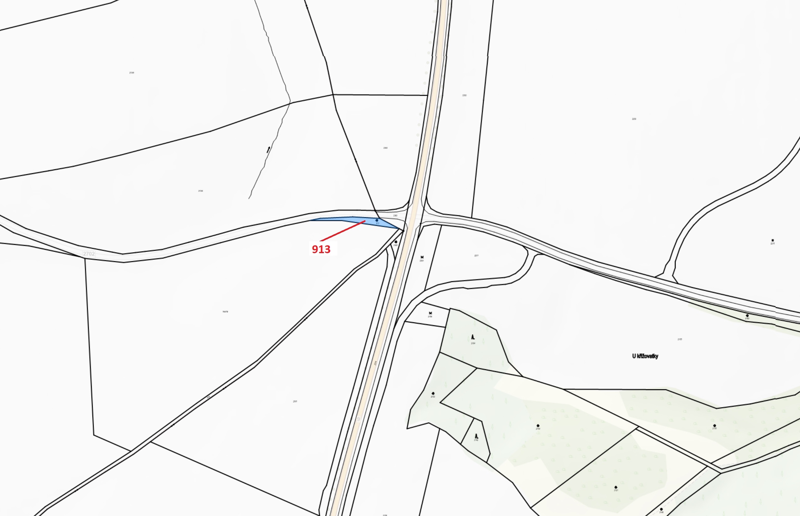 Ostatní plocha o výměře 356 m2, podíl 1/1, katastrální území Drchlava, obec Chlum, obec s rozšířenou