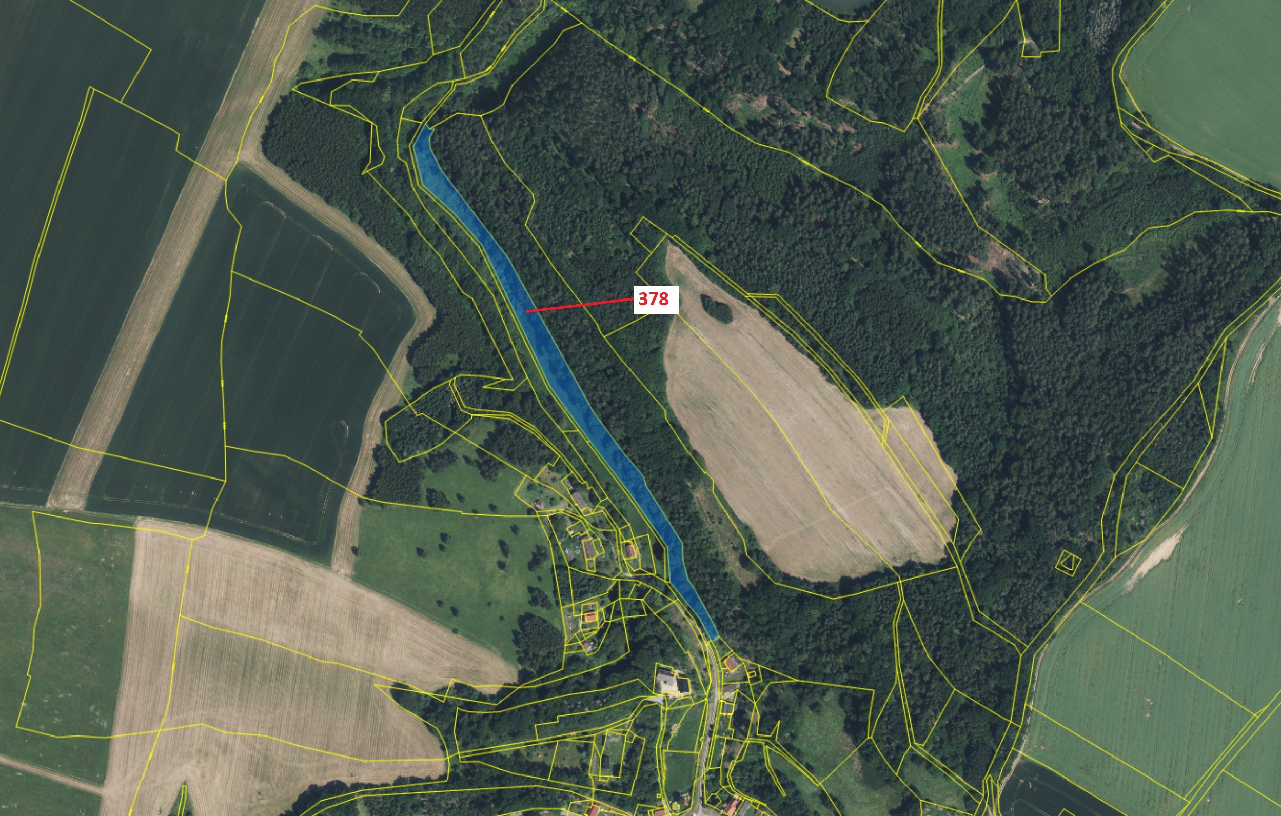 Ostatní plocha o výměře 11 767 m2, podíl 1/1, katastrální území Drchlava, obec Chlum, obec s rozšíře