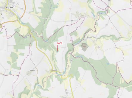 Prodej - pozemek, les, 909 m²