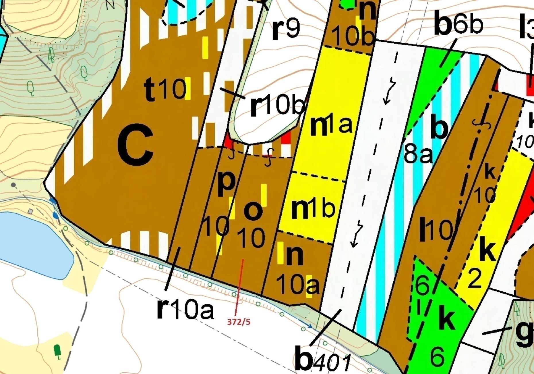 Lesní pozemek o výměře 7 060 m2, podíl 1/1, katastrální území Přílepy, obec Přílepy, obec s rozšířen
