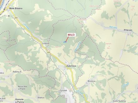 Prodej - pozemek, les, 8 765 m²