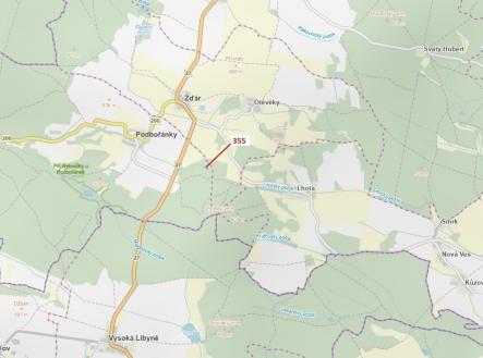 Prodej - pozemek, les, 1 924 m²