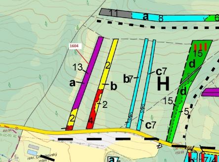 Prodej - pozemek, les, 4 076 m²