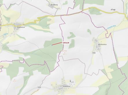 Prodej - pozemek, les, 546 m²