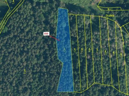 Prodej - pozemek, les, 3 476 m²