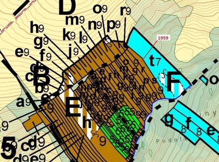 Prodej - pozemek, les, 1 160 m²