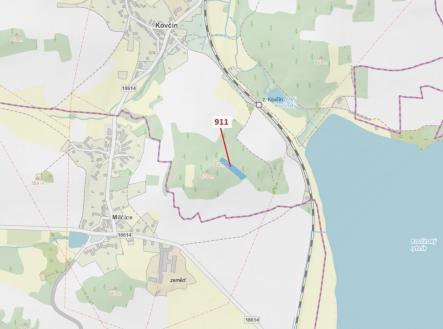 Prodej - pozemek, les, 2 882 m²