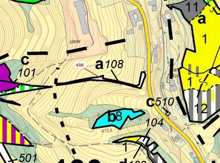 Prodej - pozemek, les, 836 m²
