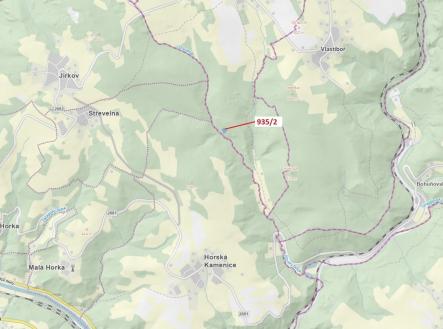 Prodej - pozemek, les, 1 684 m²