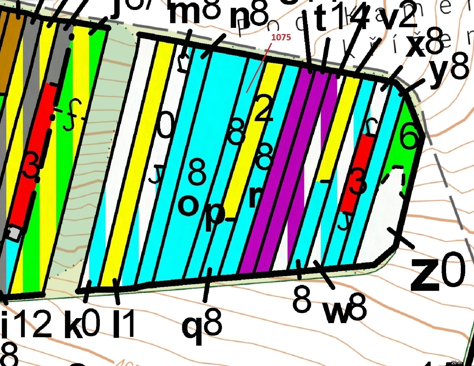 Lesní pozemek o výměře 1134 m2, podíl 1/1, katastrální území Dolní Vilémovice, obec Dolní Vilémovice
