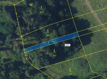 Prodej - pozemek, les, 316 m²