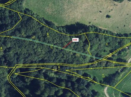 Prodej - pozemek, les, 302 m²