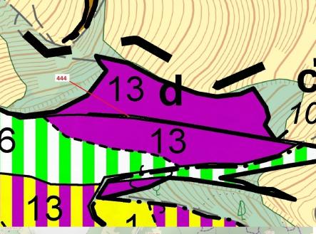 Prodej - pozemek, les, 302 m²