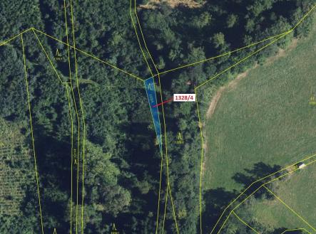 Prodej - pozemek, les, 199 m²