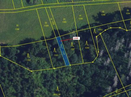 Prodej - pozemek, les, 114 m²