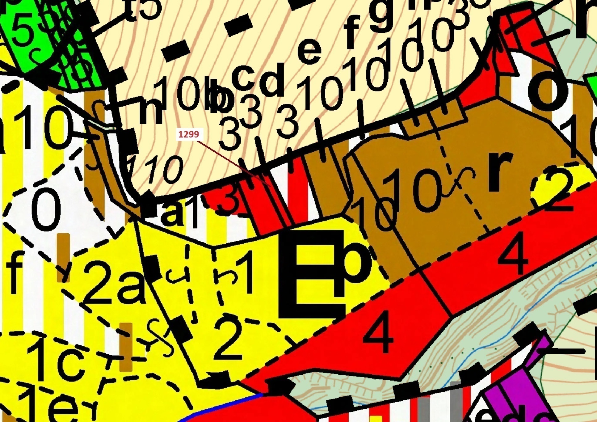 Lesní pozemek o výměře 114 m2, podíl 1/1, katastrální území Spešov, obec Spešov, obec s rozšířenou p