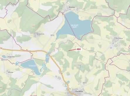 Prodej - pozemek, les, 90 m²