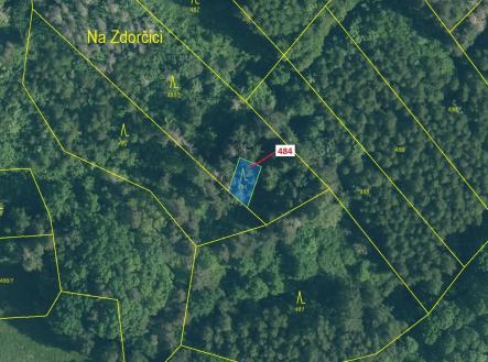 Prodej - pozemek, les, 90 m²