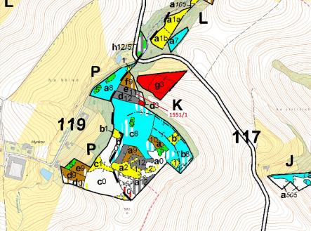 Prodej - pozemek, les, 2 478 m²
