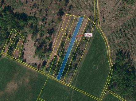 Prodej - pozemek, les, 1 615 m²