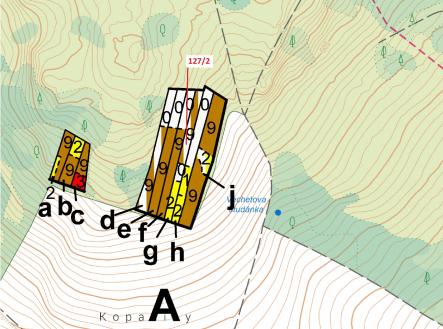 Prodej - pozemek, les, 1 615 m²