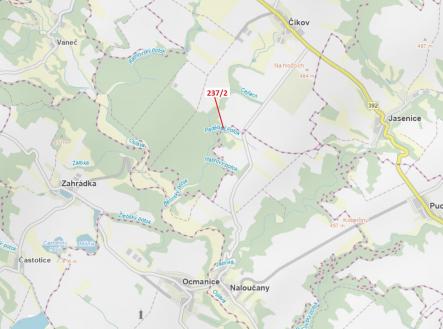 Prodej - pozemek, trvalý travní porost, 510 m²