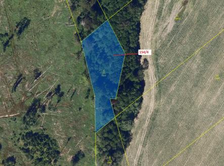 Prodej - pozemek, les, 2 471 m²