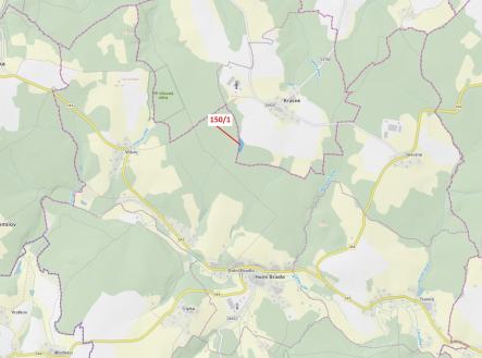 Prodej - pozemek, les, 6 169 m²