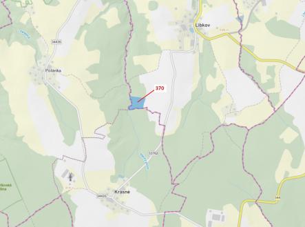 Prodej - pozemek, les, 25 540 m²