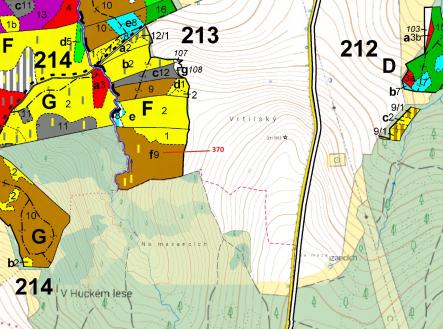 Prodej - pozemek, les, 25 540 m²