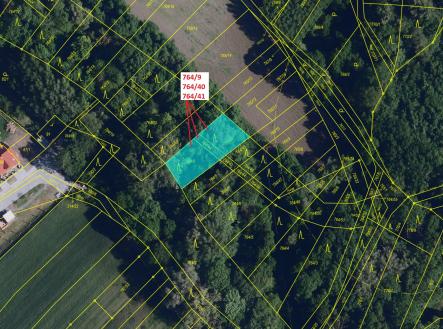 Prodej - pozemek, les, 702 m²