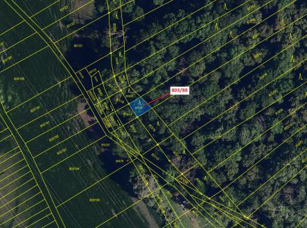 Prodej - pozemek, les, 107 m²